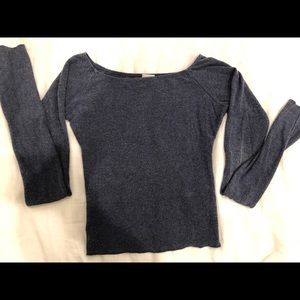John Galt scoop neck long sleeve